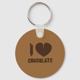 I love chocolate keychain