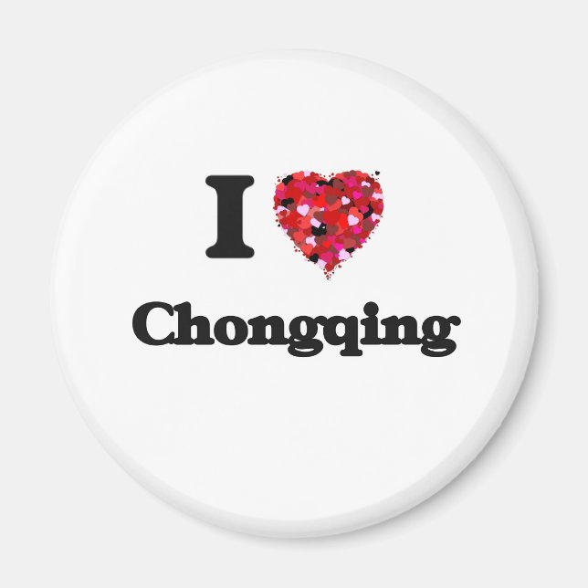 I love Chongqing China Magnet (Front)