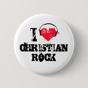 I love christian rock 2 inch round button