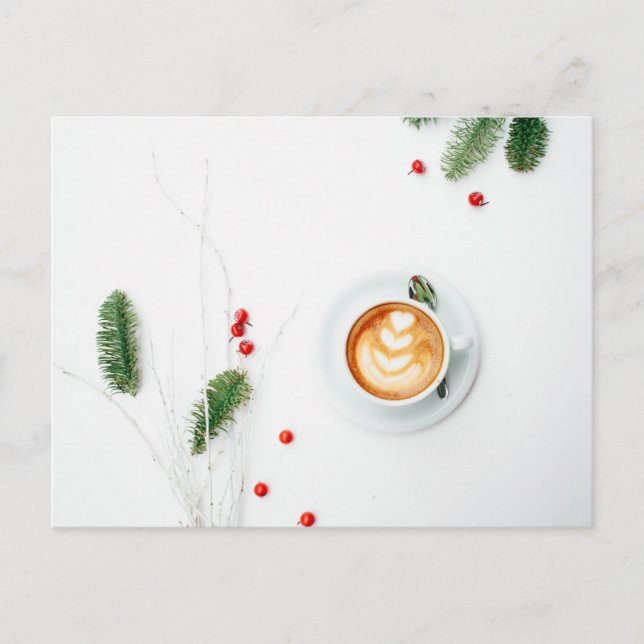I love Christmas a Latte Holiday Postcard (Front)