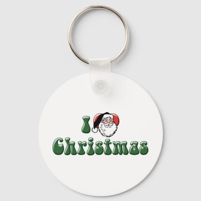 I Love Christmas Keychain (Front)