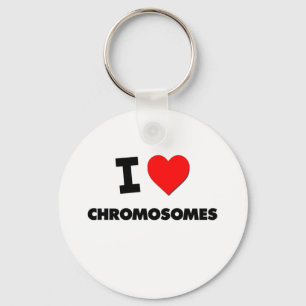 I love Chromosomes Keychain