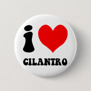 i love cilantro 2 inch round button