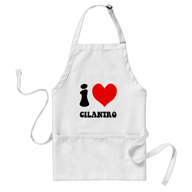 i love cilantro standard apron (Front)