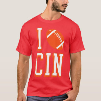 I Love CIN Black T-Shirt