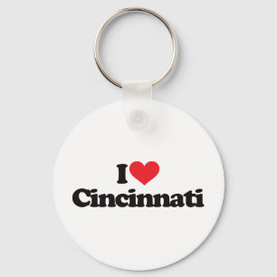 I Love Cincinnati Keychain