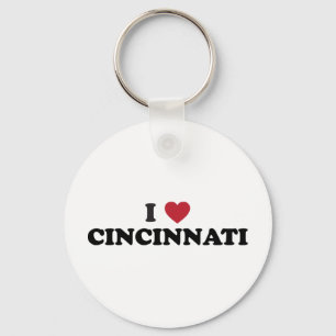 I love Cincinnati Ohio Keychain
