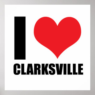 I love Clarksville Poster