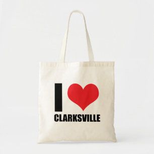 I love Clarksville Tote Bag