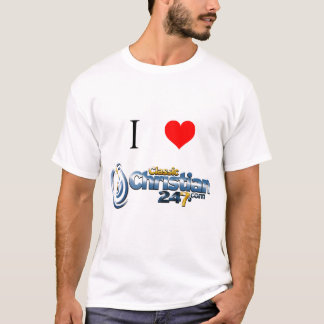 I Love ClassicChristian247.com - T-shirt