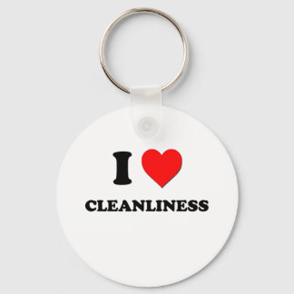 I love Cleanliness Keychain