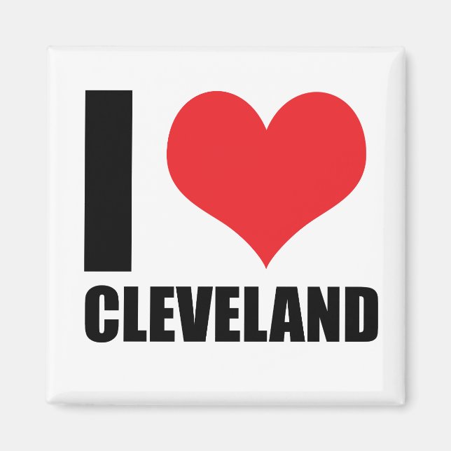 I love Cleveland  Magnet (Front)