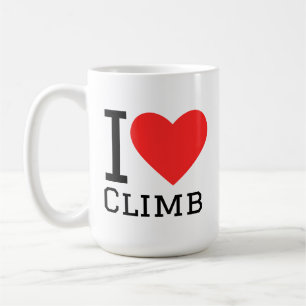 I love climb coffee mug