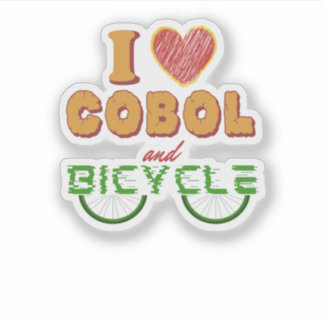 I Love Cobol Programming and The Bicycle Sticker