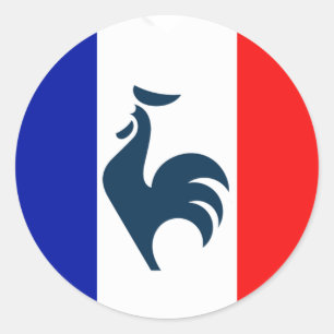 I love cock France flag Classic Round Sticker