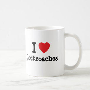 I love Cockroaches heart custom personalized Coffee Mug