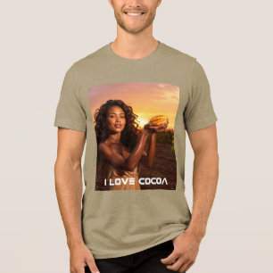 I LOVE COCOA Tri-Blend SHIRT