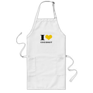I love coconut long apron