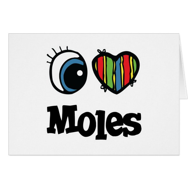 I Love (Coeur) Moles (Devant horizontal)