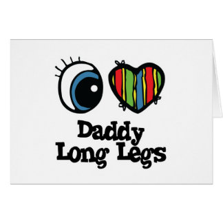 I Love (Coeur) Papa longues jambes