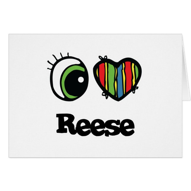 I Love (Coeur) Reese (Devant horizontal)