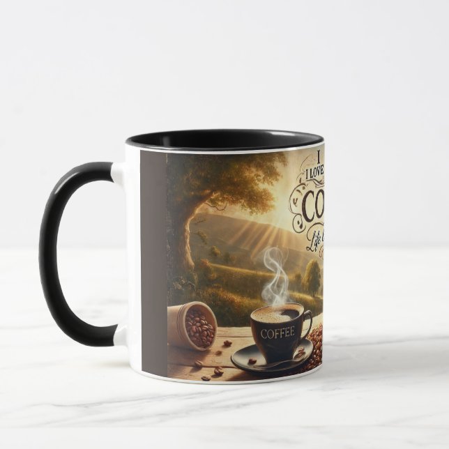 i love coffe mug (Left)