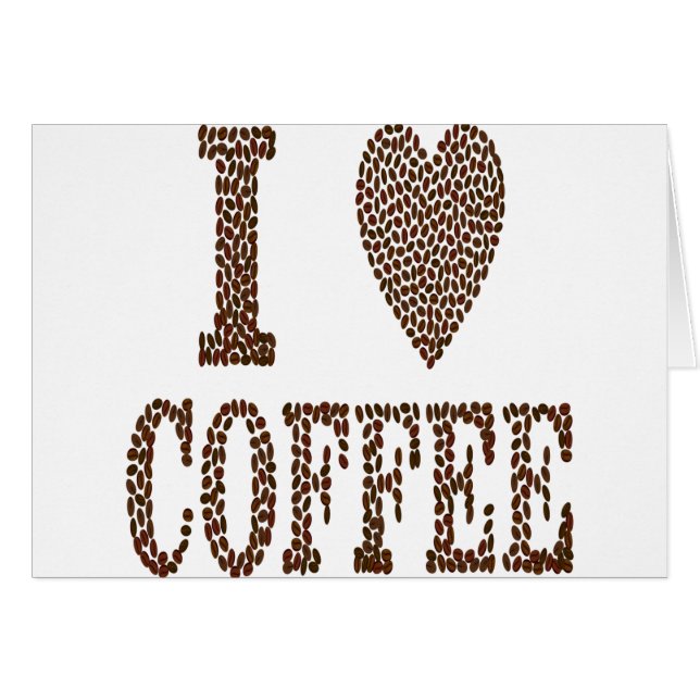 I Love Coffee (Front Horizontal)