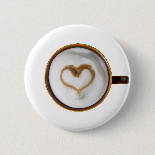 I Love Coffee 03 2 Inch Round Button (Front)
