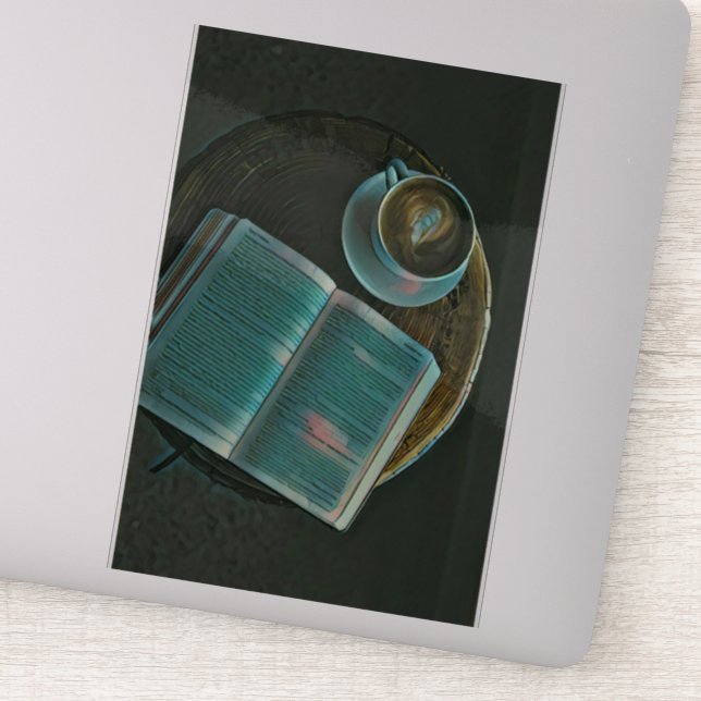 I love coffee and books (Detail)