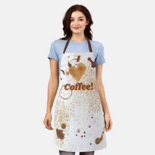I Love Coffee  Apron