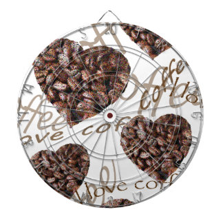"I Love Coffee!" Dartboard