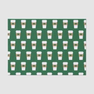 I Love Coffee Disposable Coffee Cup Tissue Paper