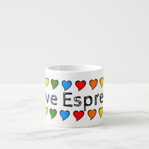 I Love Coffee Espresso Cup