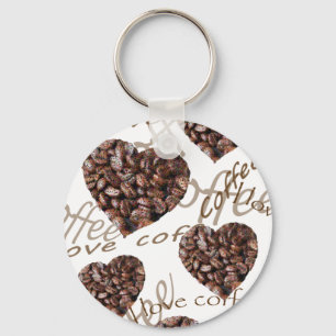 I Love Coffee!! Keychain