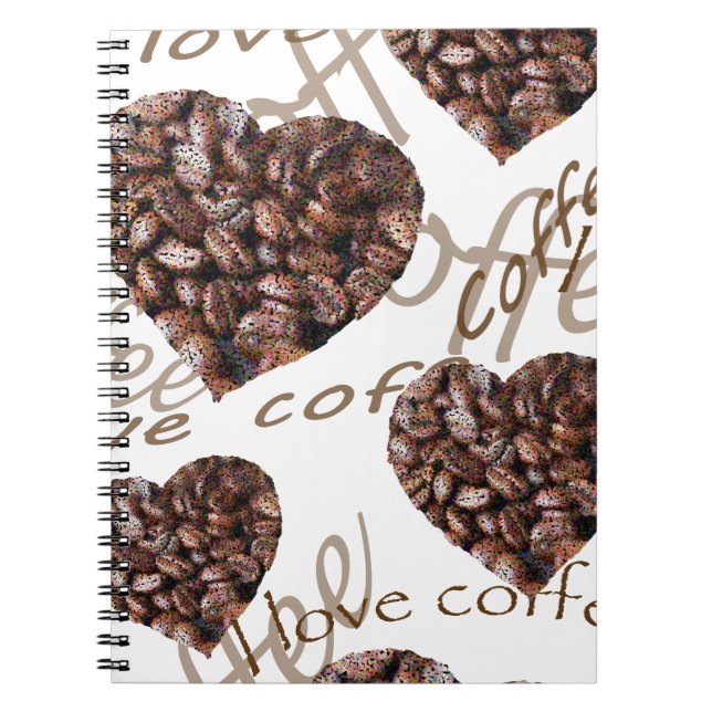 I Love Coffee!! Notebook (Front)
