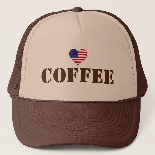 I Love Coffee™ Trucker Hat (Front)