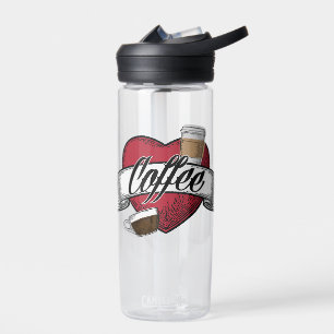 I Love Coffee Water Bottle