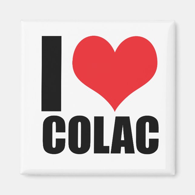 I love Colac Magnet (Front)