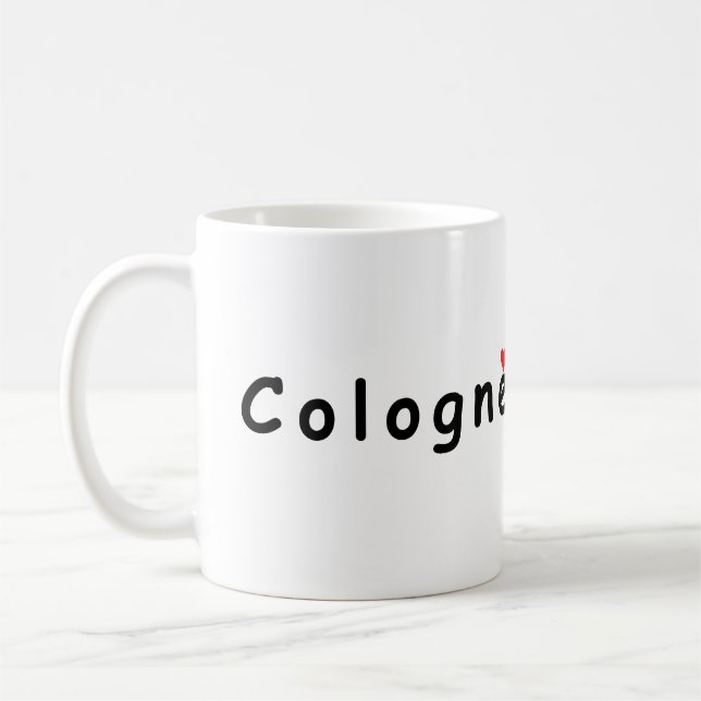 I love Cologne Coffee Mug (Left)