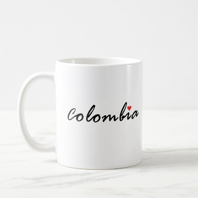 I love Colombia Coffee Mug (Left)