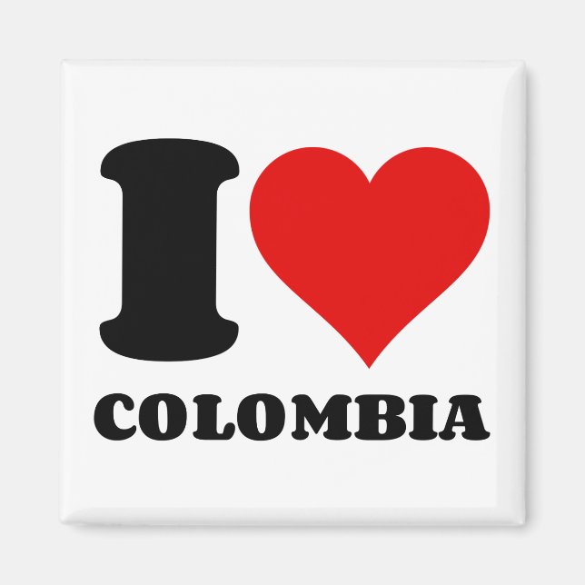I LOVE COLOMBIA MAGNET (Front)