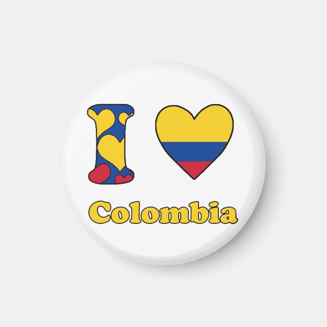 I love Colombia Magnet (Front)