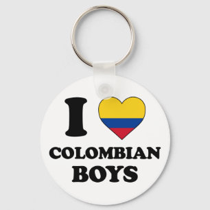 I love Colombian boys Keychain