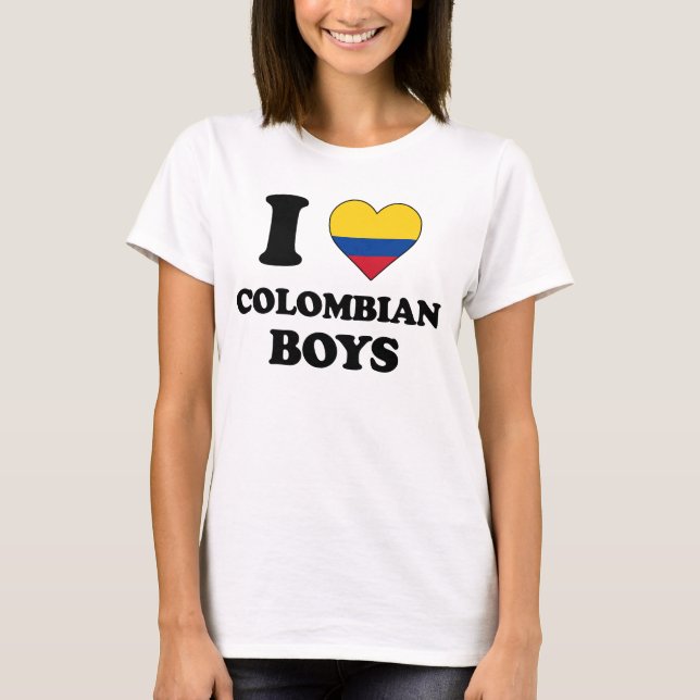 I love Colombian Boys T-Shirt (Front)