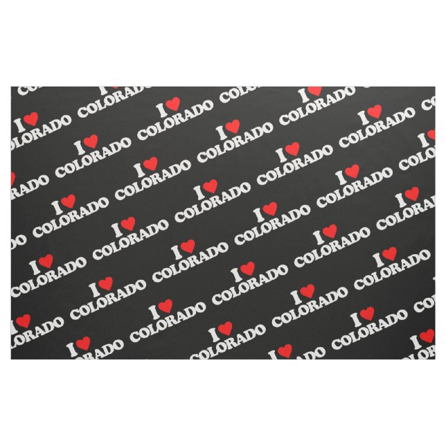 I LOVE COLORADO FABRIC (Fat Quarter)