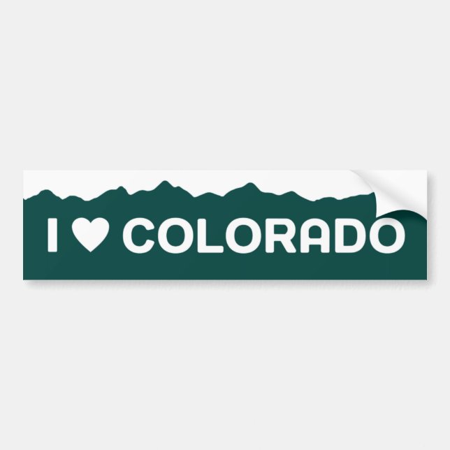 I Love Colorado Sticker (Front)