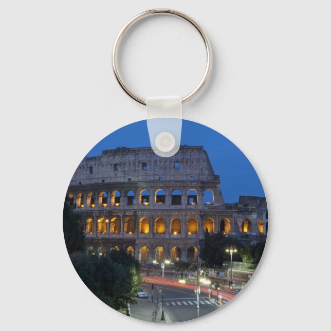 I love Colosseum by night Keychain (Front)