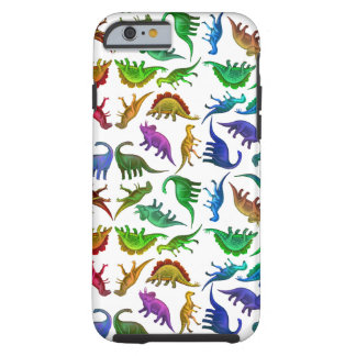 I Love Colourful Dinosaurs iPhone 6 Case