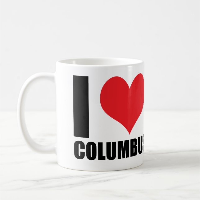 I love Columbus  Coffee Mug (Left)
