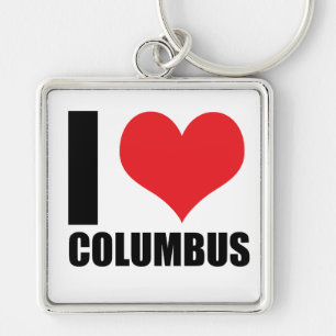 I love Columbus Keychain